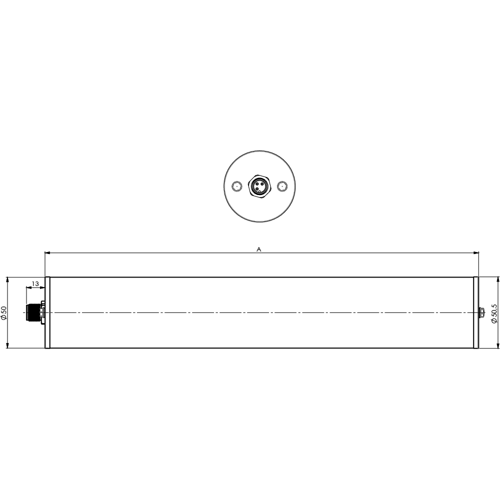 INROLED 50 CleanPro ECO, 305 mm, 24 V DC