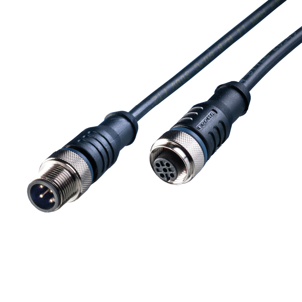 Sensor Kabel, 10 m, M12 Stecker/M12 Buchse, A-kodiert, für 24V