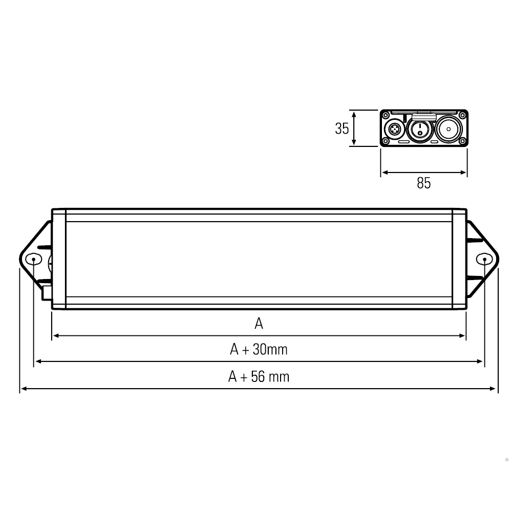UNILED SL RGB-W, 1045 mm, 24V DC